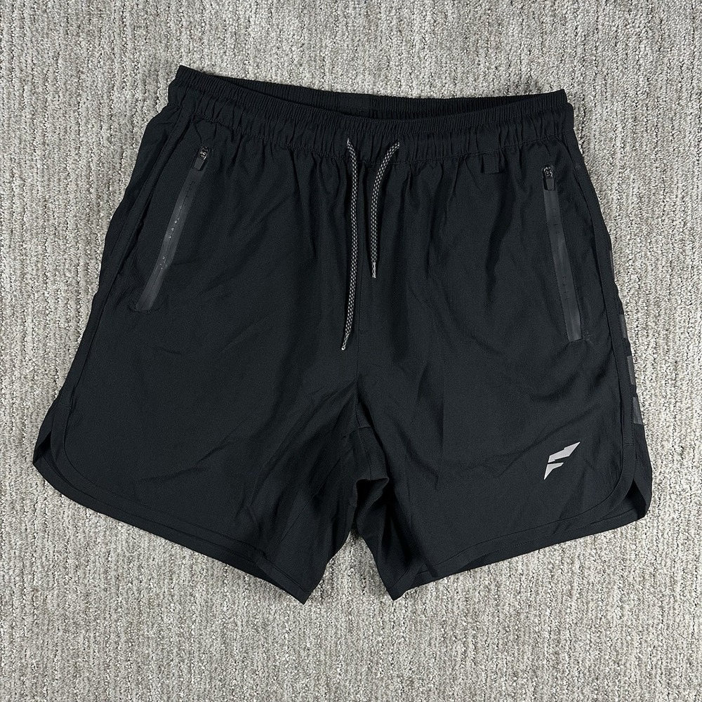 Mens Flag Nor Fail Hybrid 2-in-1 Shorts‎ Lined Black Size Medium / 6" ins